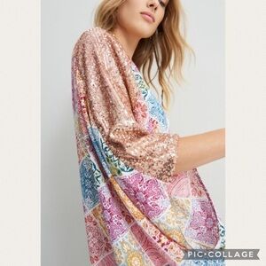 Anthropologie Sachin & Babi Jaya Kimono in Pink